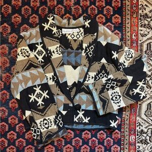 Southwestern Geometric Patterned Jacket